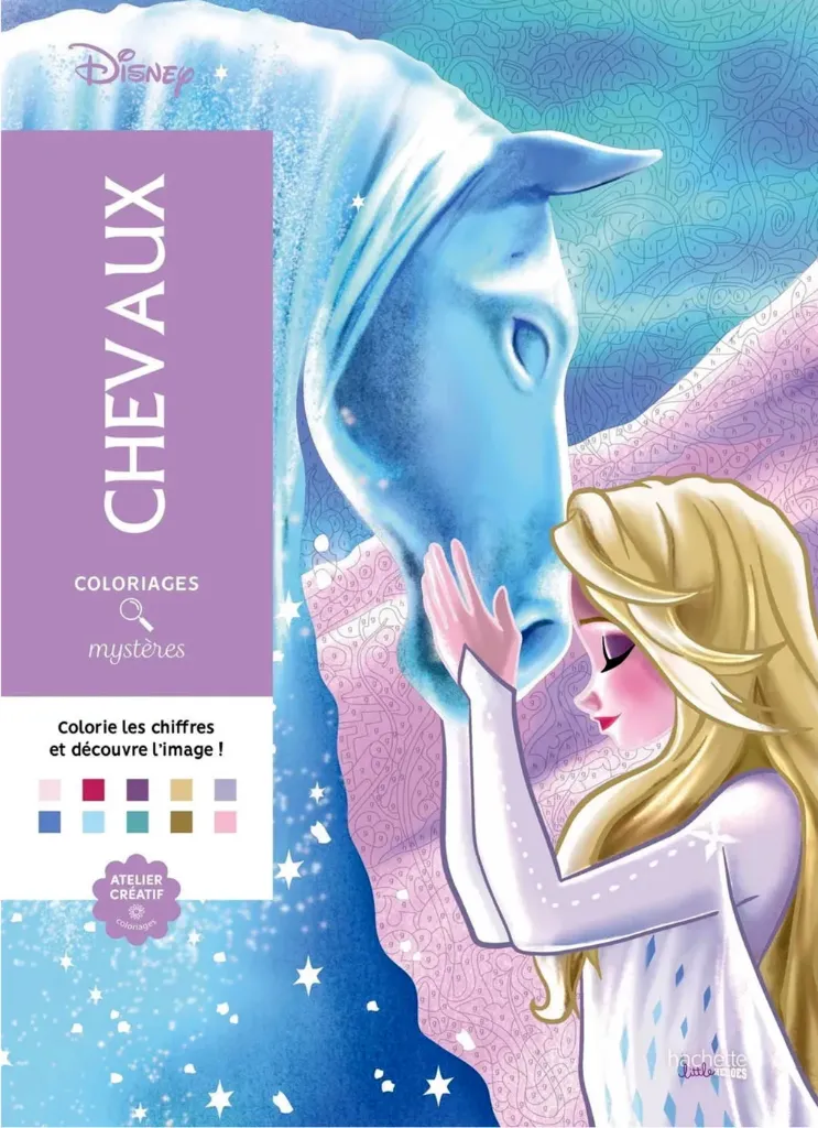 Coloriage Mysteres - Chevaux